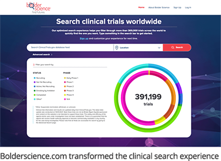 Bolder Science - Transformed the clinical search experience
