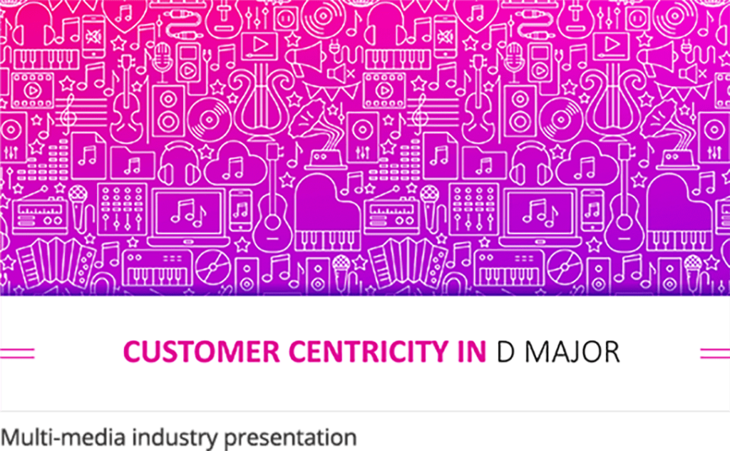 Customer Centricity in D Major
