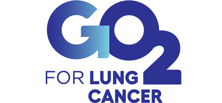 go2 for lung cancer logo